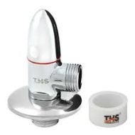 СП.КРАН ЪГЛОВ 1/2" Х 3/4" СФЕРИЧЕН THS