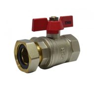 СФЕРИЧЕН КРАН ГАЙКА 3/4" ПЕРЧАТА РЪКОХВ.САЛНИК