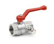 СФЕРИЧЕН КРАН С ИЗПРАЗНИТЕЛ 1/2" ЖЖ