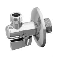СПИРАТЕЛЕН КРАН ЪГЛОВ 1/2" Х 1/2" С ФИЛТЪР