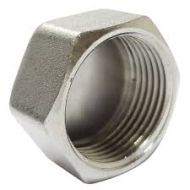 МЕСИНГ КАПА 1/2" ТЕЖЪК МОДЕЛ БЯЛ