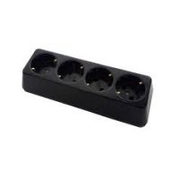 РАЗКЛОНИТЕЛНА КУТИЯ 4-КА ЗАТВОРЕНА БАКЕЛИТ220V 16A
