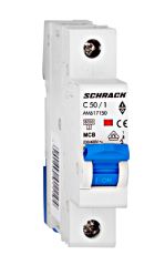 ПРЕКЪСВАЧ АВТОМАТ.ЕДНОПОЛЮСЕН 50А, 230V, 6КА