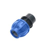 ПЕ ПРЕХОД БЪРЗА ВРЪЗКА Ф25 Х 3/4" Ж 10 BAR