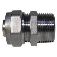 ПРЕХОД  PEX - AL НЕРАЗГЛОБЯЕМ Ф16Х1/2" МЪЖКИ