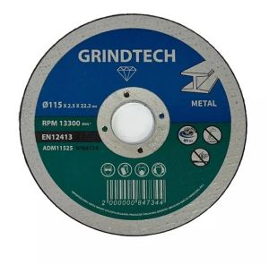 ДИСК ЗА МЕТАЛ Ф115 Х 1 Х 22.2 ММ GRINDTECH