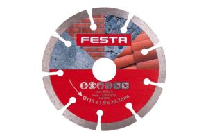 ДИСК ДИАМАНТЕН Ф115 Х 22,2 -  FESTA оранжев(керемида)